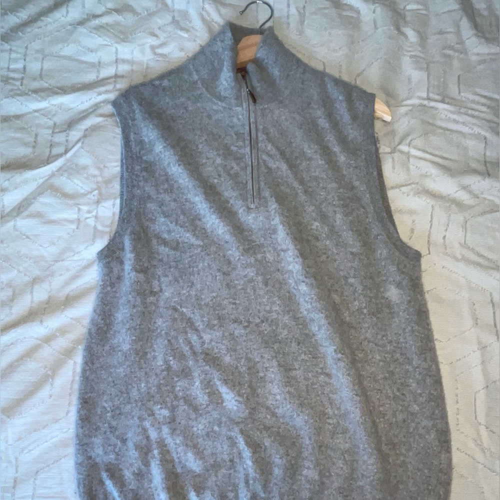 Bullington Q-Zip 100% Cashmere Sweater